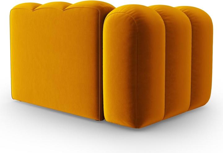 Actual product image Micadoni Velvet Modul Left, "Lupine", 1 Seat, 115x95x70Made in Europe (1-seater, Modular sofa)
