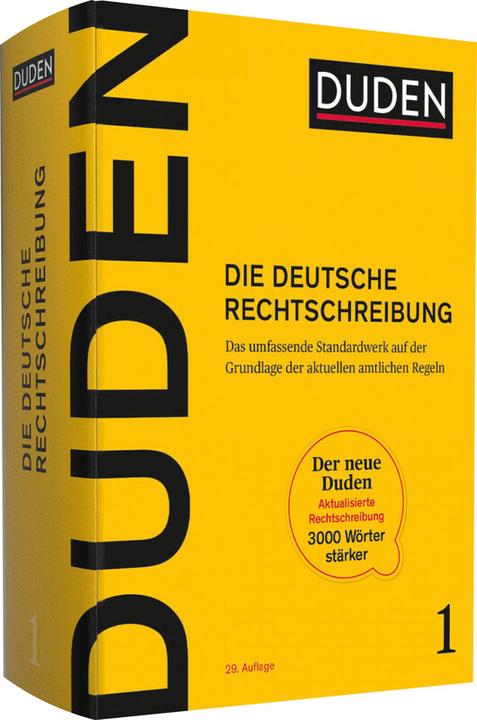 Produktbild Duden - Die deutsche Rechtschreibung (Deutsch, 2024)