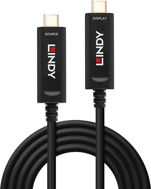 Actual product image Lindy Fibre Optic Hybrid USB C Video (5 m, USB 3.1)