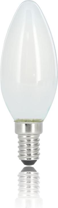 Immagine prodotto Xavax Filamento LED, E14, 470lm sostituisce 40W, lampada a candela, opaco, bianco caldo, dimmerabile (E14, 4 W, 470 lm, 1 x, E)