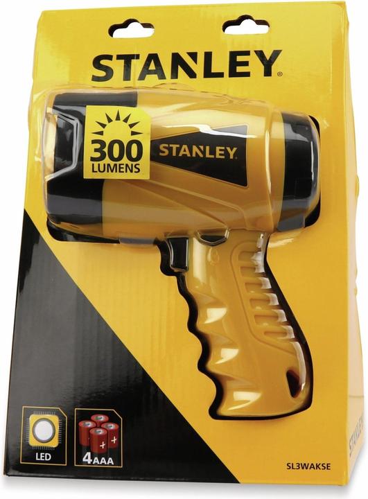 Actual product image Stanley - Flashlight / Projecteur 3W LED 300Lum (4x AA included) (13 cm, 300 lm)