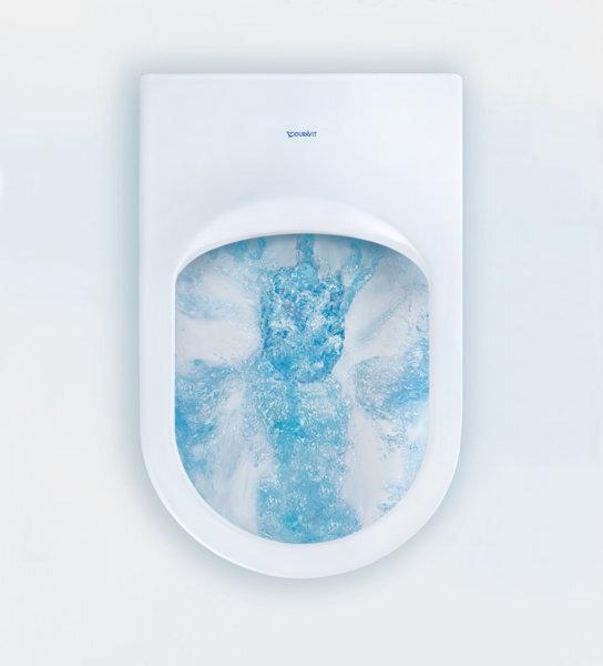 Image du produit Duravit WC suspendu ME by Starck RIMLESS profond, 370x570mm HygieneGlaze blanc