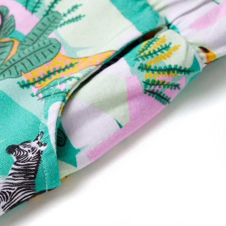 Actual product image VidaXL Children's shorts with drawstring Light mint green 104.Material (104)