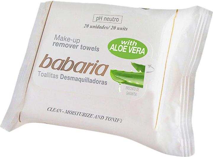 Image du produit Babaria Toallitas Desmaquilladoras Aloe Vera (Chiffons de nettoyage)