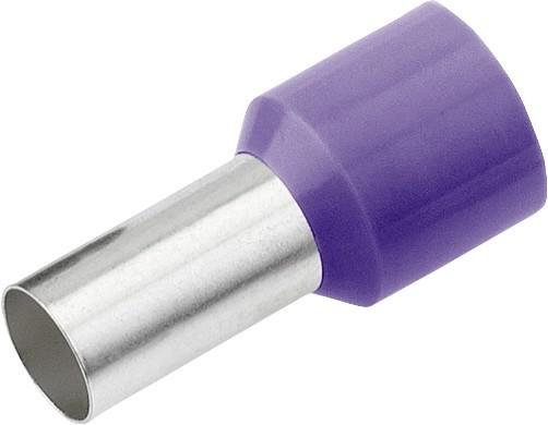Cimco Aderendhülse 0.25 mm² 6 mm Teilisoliert Violett 18 0990 100 St.