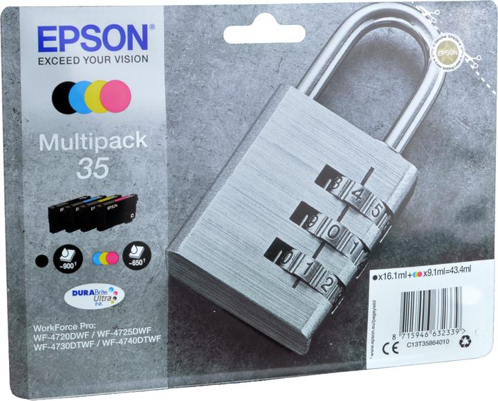 Produktbild Epson 35 DuraBrite Ultra Multipack (M, BK, C, Y)