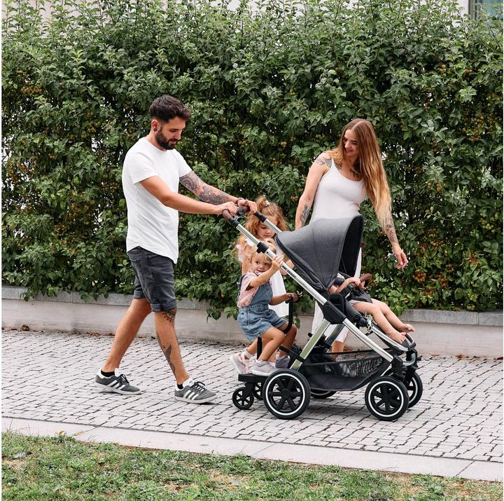 Produktbild ABC Design Mitfahrbrett Sitz - Trittbrett Kiddie Ride On 2 black