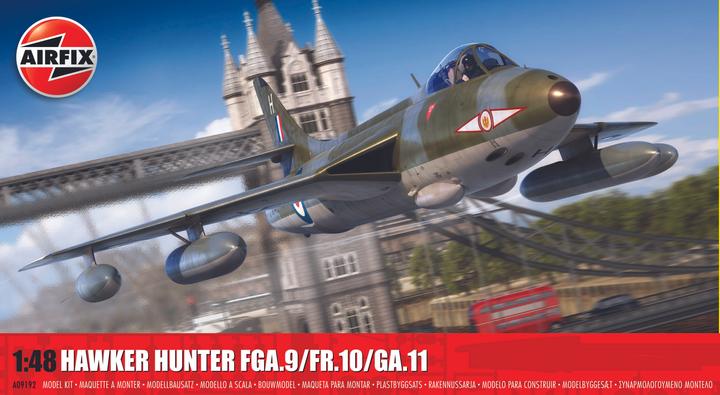 Actual product image Airfix Hawker Hunter FGA.9/FR.10/GA.11