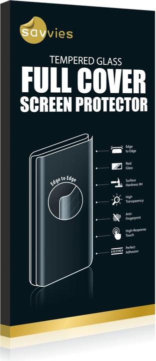 Produktbild Savvies Full-Screen Displayschutz Panzerglas Schutzglas (1 Stück, Apple iPhone 7)