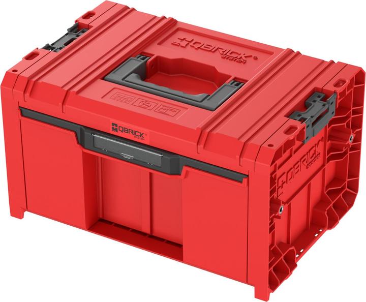 Actual product image Qbrick Box with drawer System PRO 2.0 DRAWER 1 TOOLBOX BASIC RED Ultra HD Custom