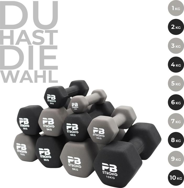 Produktbild Perform Better Neopren Kurzhantel (1 x 9 kg)