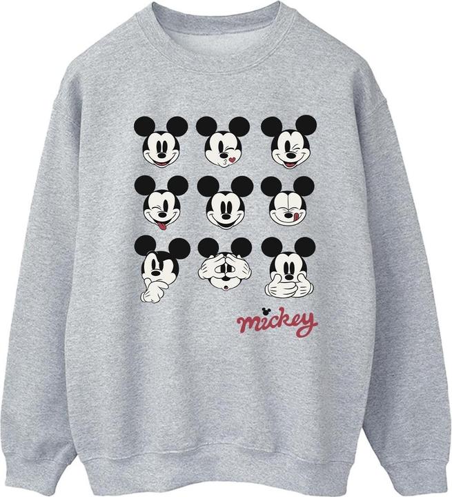 Disney Mickey Mouse Many Faces Sweatshirt (S)