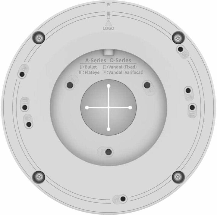 Actual product image Hanwha Connection box SBV-A14B White 1 piece (Housing)