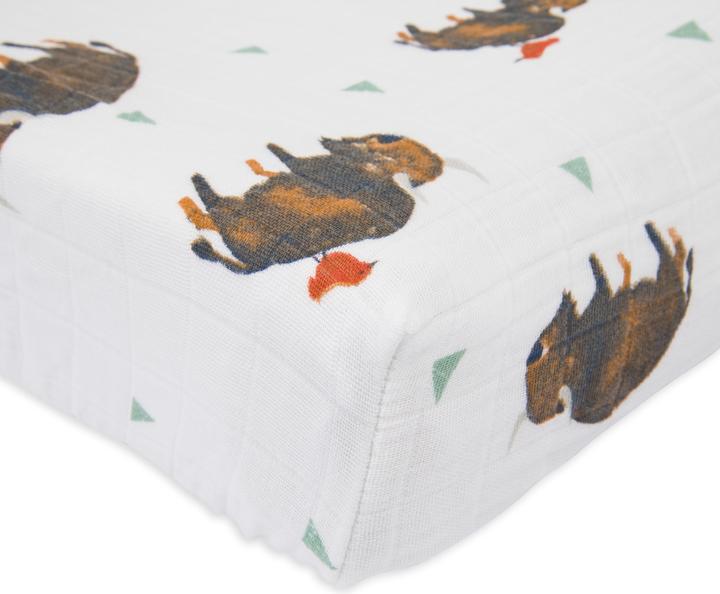 Actual product image little unicorn Changing Pad Cover (40 x 80 cm)