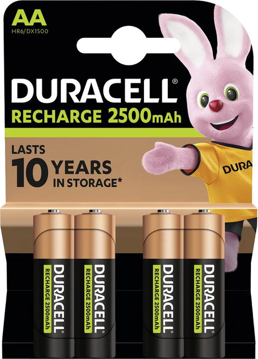 Produktbild Duracell Recharge Ultra (4 Stk., AA, 2500 mAh)