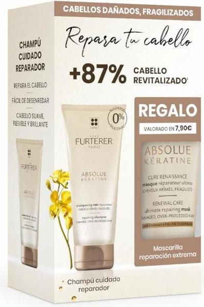 Actual product image Rene Furterer Keratin Shampoo Case 2 Pcs