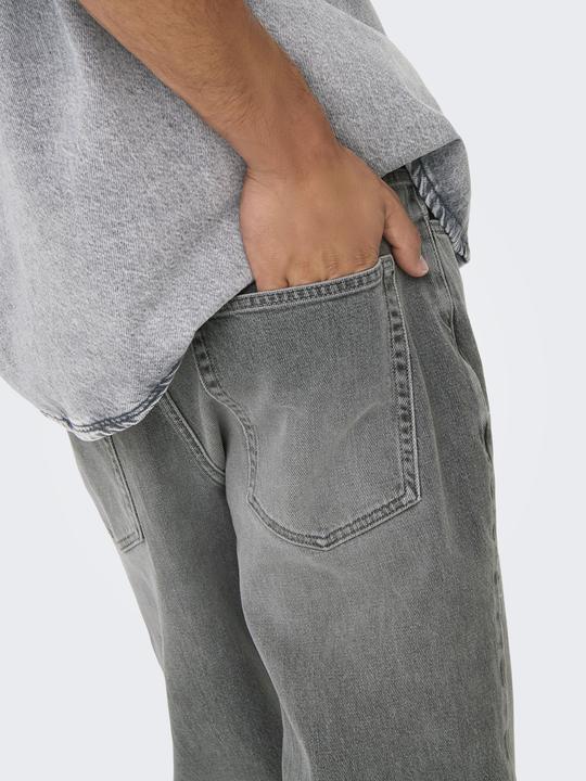 Image du produit Only & Sons ONSYOKE Taille moyenne Réduction Jeans Relaxed Fit Jeans (W28/L32)