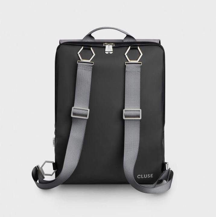 Immagine prodotto Cluse Zaino Le Réversible, Colore Nero Grigio, Argento (9.60 l)