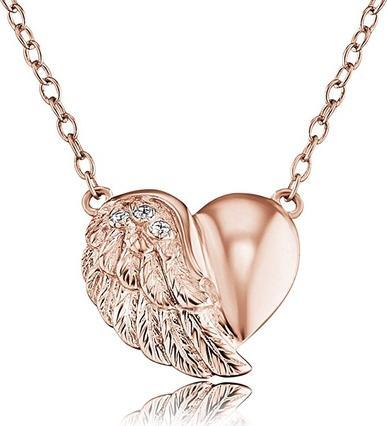 Produktbild Engelsrufer Halskette Herzflügel Rosé Gold (925er Silber, 44 cm)