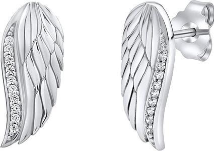 Immagine prodotto Silvego Orecchini in argento scintillante Ali d'angelo con zirconi Lasha FW10187E (Argento 925)