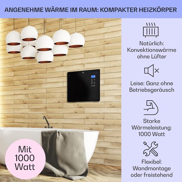 Produktbild Klarstein Elektroheizung, 1000 Watts - 20 m² (1000 W)