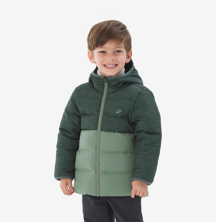 Image du produit Quechua Doudoune chaude de randonnée enfant 2-6 ans, NH500 vert