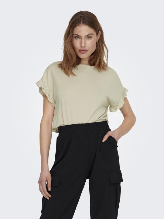 Actual product image Only Ruched top with short sleeves (L)