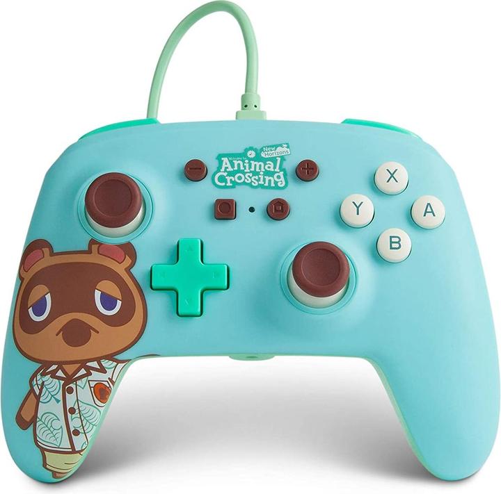Produktbild PowerA Pro Controller con filo - Animal Crossing - Tom Nook (Switch)