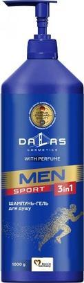 Dalas Dalasmen 3-In-1 Duschgel für Gesicht, Körper und Haar Sport 1000g