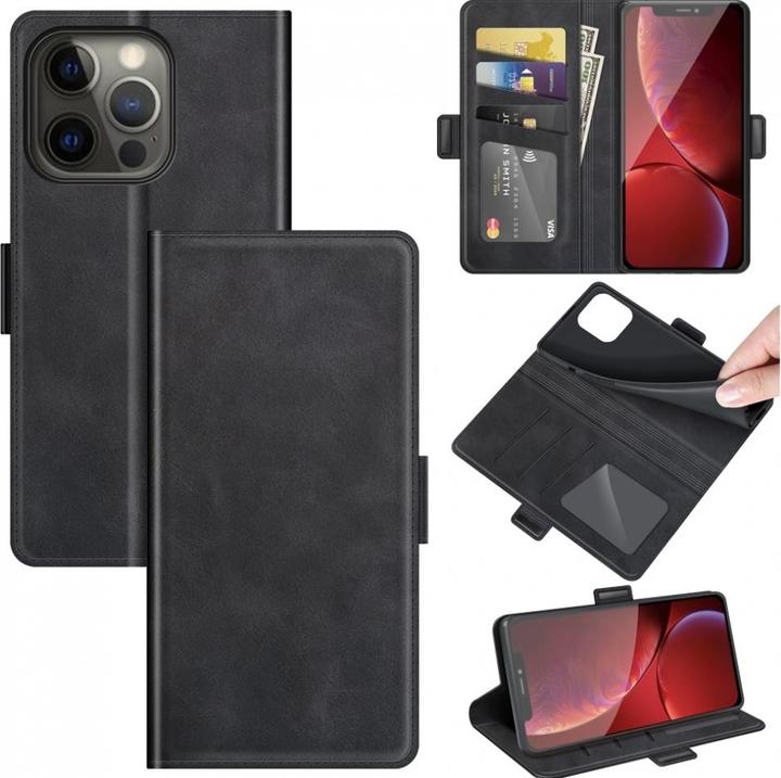 Actual product image Screenguard Apple iPhone 13 Pro CardLounge Leather Case (Apple iPhone 13 Pro)