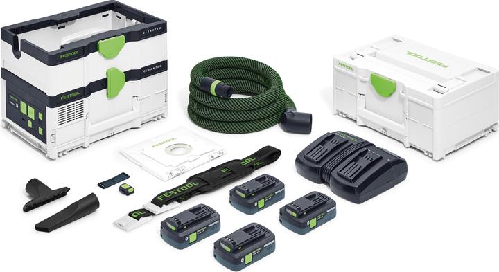 Festool Aspirateur sur batterie CTMC SYS HPC 4,0 I-Plus CLEANTEC (Aspirateur sec)