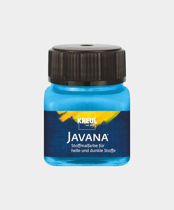 Produktbild Kreul Javana Stoffmalfarbe für helle und dunkle Stoffe, 20 ml (Hellblau, 20 ml)