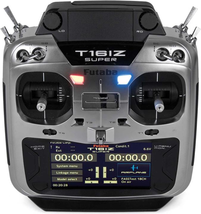 Produktbild Futaba T16IZS / Mode-2 R7208SB FASSTest, T-FHSS, S-FHSS, mit Akku