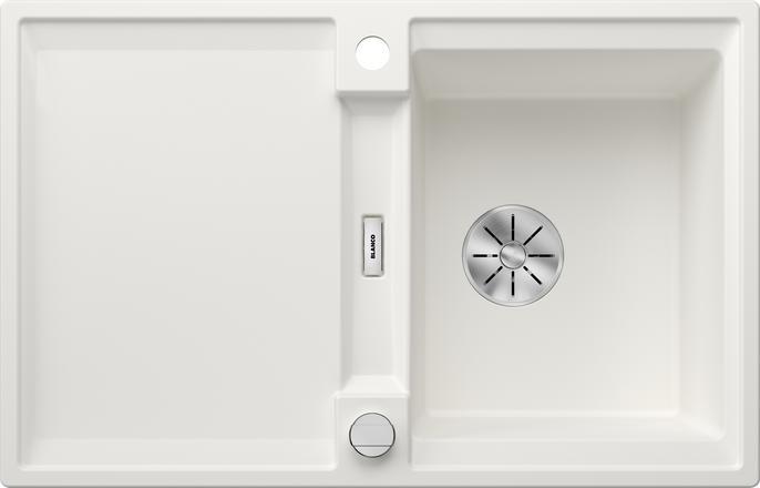 Actual product image Blanco ADIRA 45 S | SILGRANIT white | installation type: installation from above | reversible | with (Fitted sink, 78 cm, 50 cm)