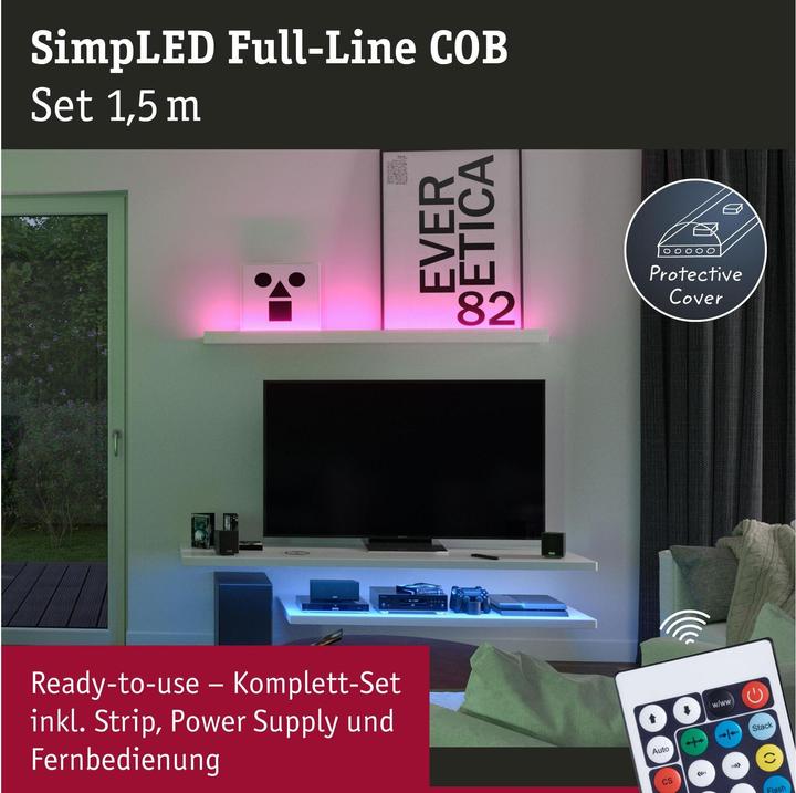 Produktbild Paulmann SimpLED COB Stripe Set (RGBW, 150 cm, Indoor)