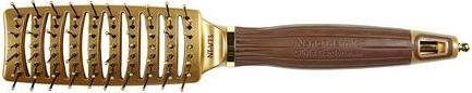 Actual product image Olivia Garden NanoThermic Styler Vent Hair Brush with Anti-Bacterial Ceramic and Tourmaline-Ion Bristles 7 Rows