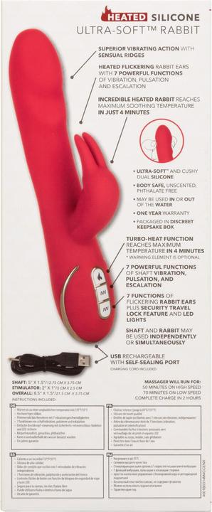 Image du produit CalExotics Jack Rabbit® Signature Silicone chauffé Ultra-Soft™ Rabbit