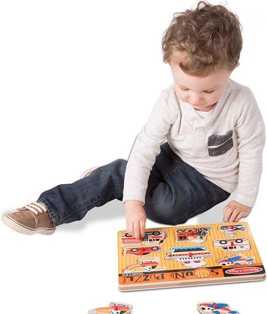 Produktbild Melissa & Doug Sonore Bois Vehicules (8 Teile)