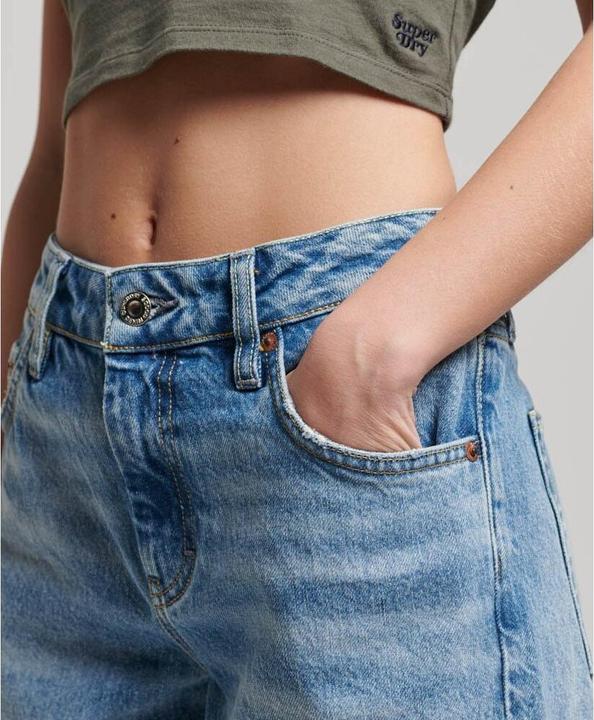 Actual product image Superdry Organic Cotton Mid Rise Wide Leg Jean (W28/L30)
