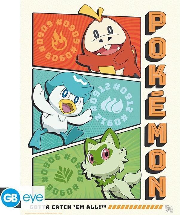 Produktbild Abysse POKEMON - Portfolio 9 posters Starters
