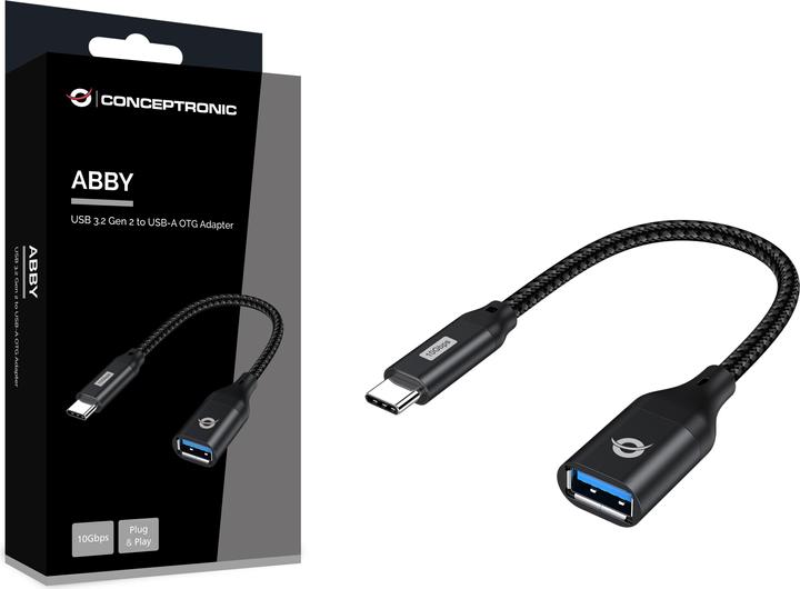 Productafbeelding Conceptronic USB C — USB A (0.15 m, USB 3.2 Gen 2)