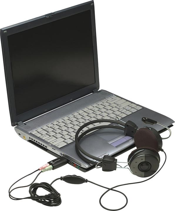 Actual product image Manhattan Hi-Speed USB 3D Sound Adapter (USB 2.0)