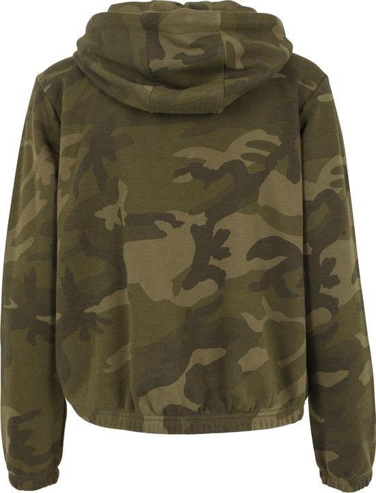 Actual product image Urban Classics Ladies Camo Cropped Hoody (M)