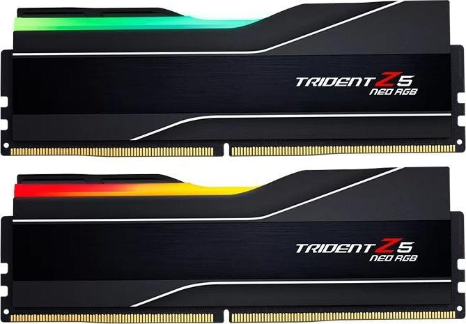 Produktbild G.Skill TRIDENT NEO AMD RGB DDR5 2X48GB 6000MHZ CL26 BLACK F5-6000J2636H48GX2-TZ5NR (2 x 48GB, 6000 MHz, DDR5-RAM)