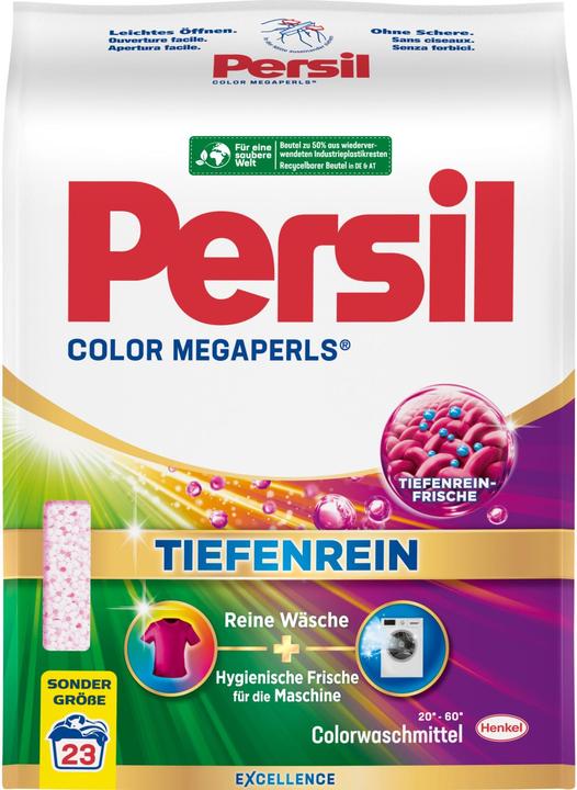 Immagine prodotto Persil Pulverwaschmittel Color Megaperls 23 WG, 1.495 kg (23 Cicli di lavaggio, Detersivo in polvere)