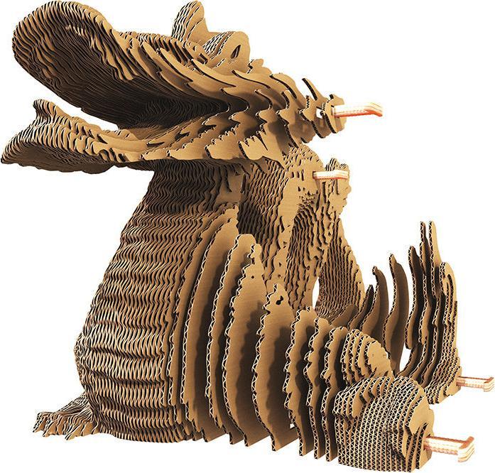 Produktbild Cartonic Chinesischer Drache - 3D Modell aus Karton