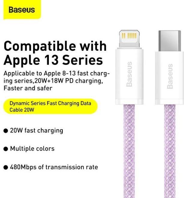 Produktbild Baseus Dynamic PD Series (1 m, USB 2.0, 20 W)