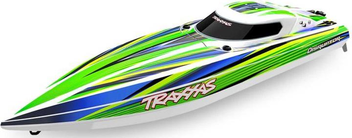 Traxxas DISRUPTOR grün 26 Zoll V-Rumpf Boot Selbstaufrichtung ohne Akku und Ladegerät