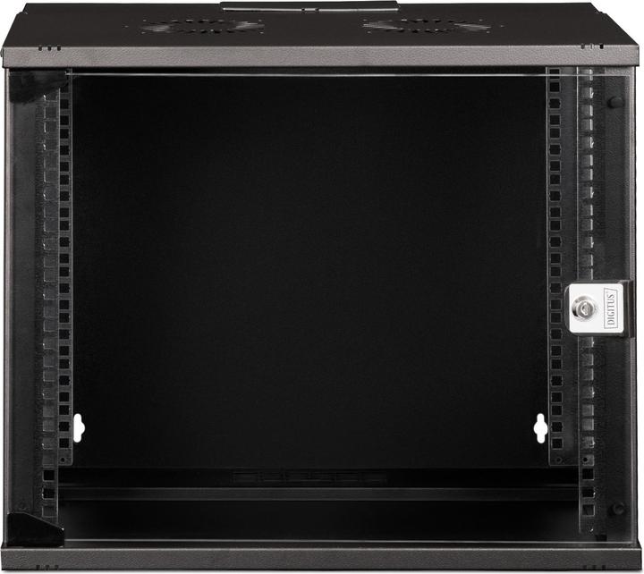 Productafbeelding Digitus 19" 9U-behuizing voor wandmontage, SOHO PRO 459 x 540 x 400 mm, zwart (9 HE, 19 inch rek)