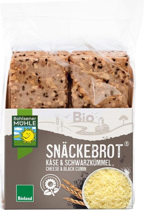 Bohlsener Mühle Snäckebrot Käse & Schwarzkümmel (200 g)